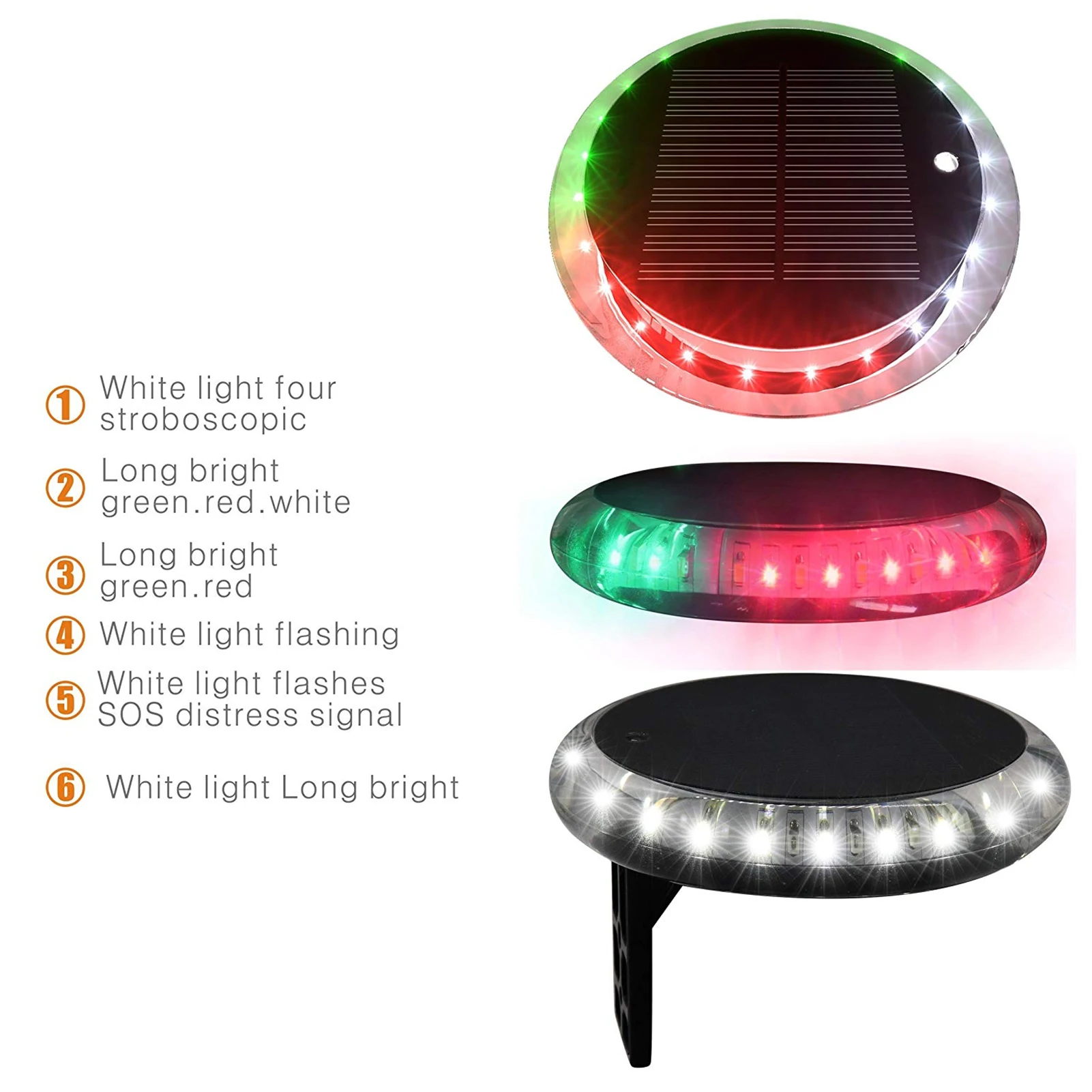 Fishing Boat Navigation Light - Навигационный фонарь водонепроницаемый, 6 режимов, для